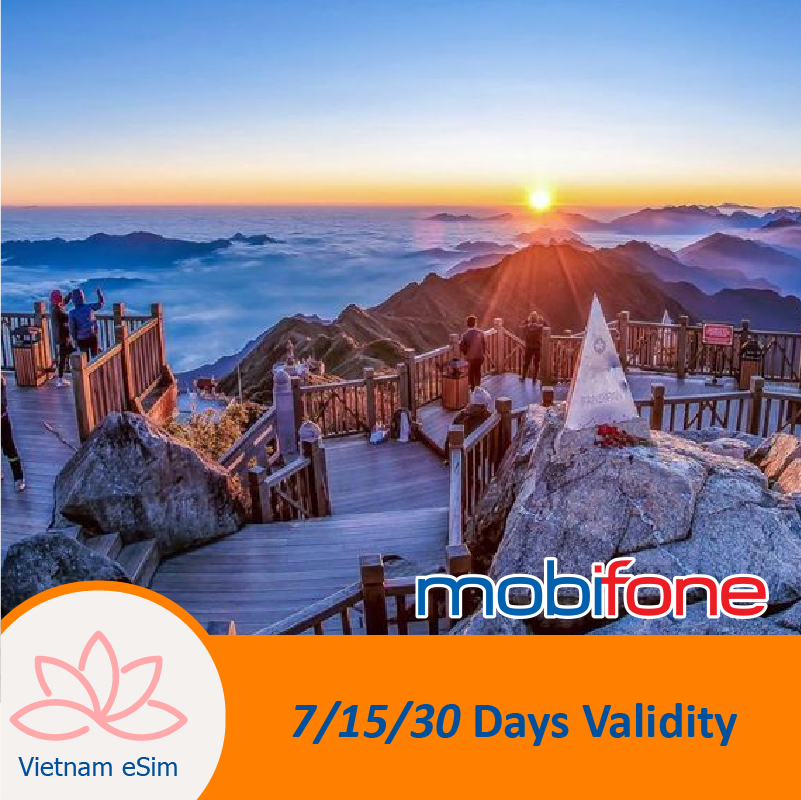 Vietnam Mobifone eSIM – Up to 6GB/Day High-Speed Data (7–30 Days)